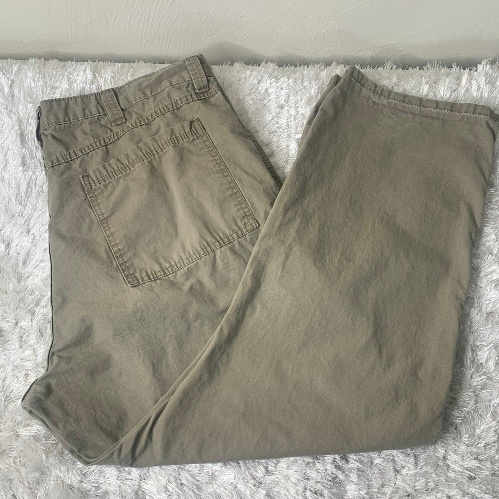 Wrangler Tan Cargo Pants Sz 42 x 30 100% Cotton
